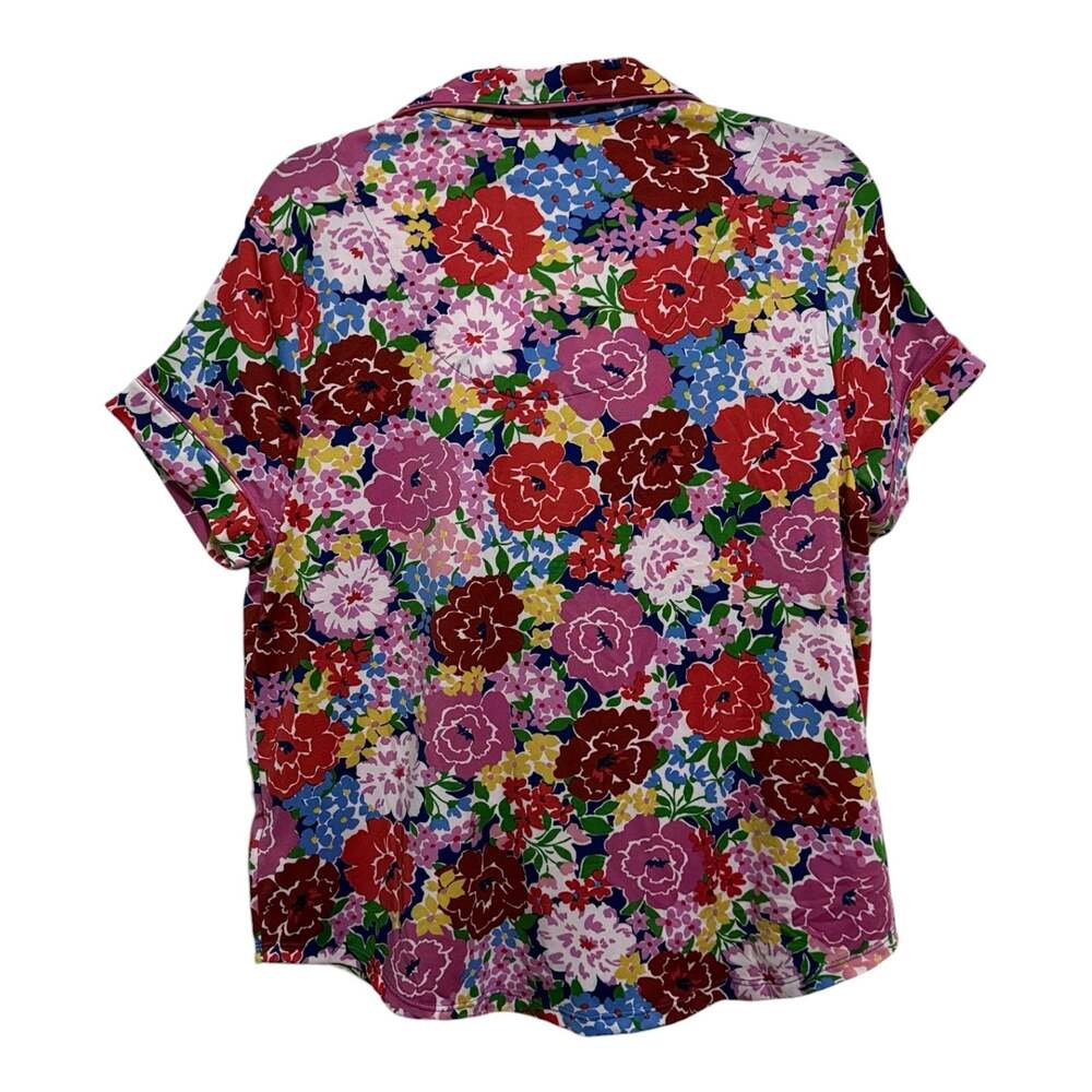 Size Large Kate Spade Women's Floral Print Two-Piece Shorts Pajama Set - Picture 2 of 4